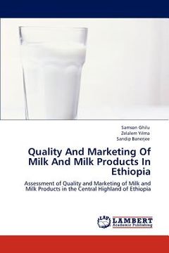portada quality and marketing of milk and milk products in ethiopia (en Inglés)