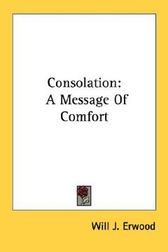 portada consolation: a message of comfort (en Inglés)