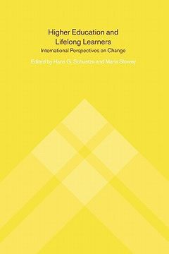 portada higher education and lifelong learning: international perspectives on change (en Inglés)
