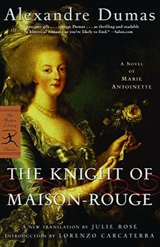 portada The Knight of Maison-Rouge: A Novel of Marie Antoinette (Modern Library Classics) (in English)