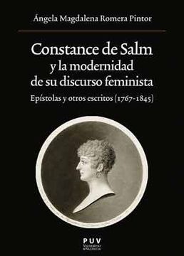 portada Constance de Salm y la Modernidad de us Discruso Feminista. Epístolas y Otros es (Oberta) (in Spanish)