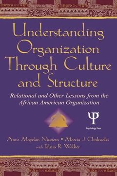 portada Understanding Organization Through Culture and Structure: Relational and Other Lessons from the African American Organization (en Inglés)