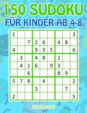 portada 150 Sudoku für Kinder ab 4 - 8: Sudoku Mit Süßes Monsterbuch Kinder