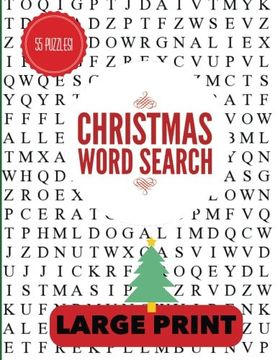 portada Christmas Word Search Large Print: Christmas Word Find, Christmas Puzzles, Large Print Word Search, Large Print Word Find (en Inglés)