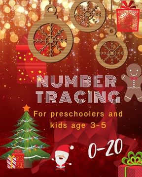 portada 0-20 Number tracing for Preschoolers and kids Ages 3-5: Book for preschoolers and kids ages 3-5 and kindergarten.100 pages, size 8X10 inches . Tracing