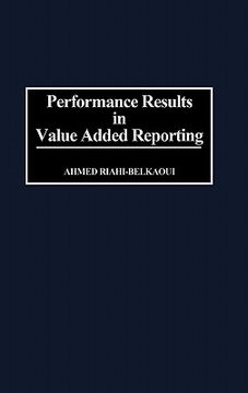 portada performance results in value added reporting (in English)