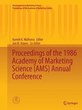 portada Proceedings of the 1986 Academy of Marketing Science (Ams) Annual Conference (en Inglés)