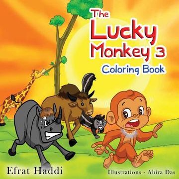 portada Children's books: " The Lucky Monkey 3 Coloring Book "