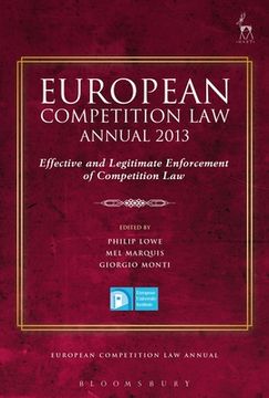 portada European Competition Law Annual 2013 (en Inglés)