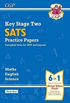 portada New KS2 Complete SATS Practice Papers Pack: Science, Maths & English (for the 2019 tests) - Pack 1 (Paperback) 