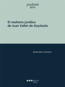 portada Realismo Juridico de Juan Vallet de Goytisolo