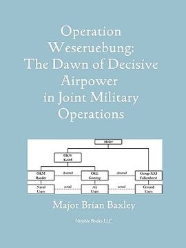 portada operation weseruebung: the dawn of decisive airpower in joint military operations (en Inglés)