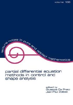 portada partial differential equation methods in control and shape analysis: lecture notes in pure and applied mathematics (en Inglés)