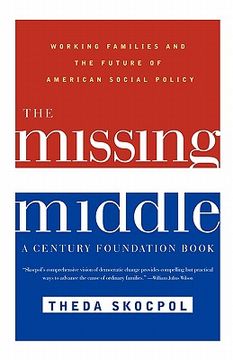 portada the missing middle: working families and the future of american social policy (en Inglés)