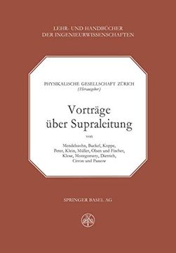 portada Vorträge Über Supraleitung (en Alemán)