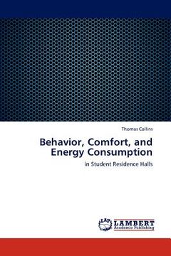 portada behavior, comfort, and energy consumption (en Inglés)