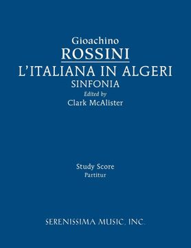 portada L'italiana in Algeri Sinfonia: Study Score (en Inglés)