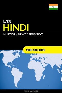 portada Lær Hindi - Hurtigt / Nemt / Effektivt: 2000 Nøgleord 