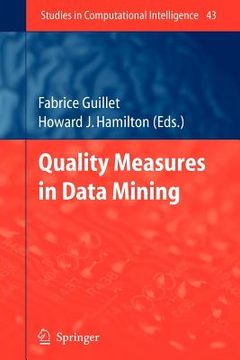 portada quality measures in data mining (en Inglés)