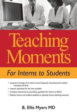 portada Teaching Moments For Interns to Students (en Inglés)