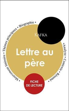 portada Fiche de Lecture Lettre au Père (Étude Intégrale) (Paideia Éducation) (in French)