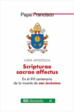 portada Scripturae Sacrae Affectus. Carta Apostolica en el xvi Centenario de la Muerte de san Jeronimo