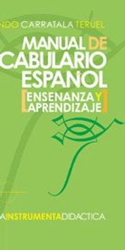 portada MANUAL DE VOCABULARIO ESPAÑOL Enseñanza y aprendizaje