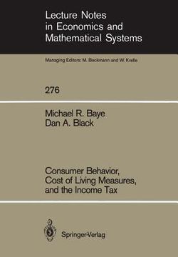 portada consumer behavior, cost of living measures, and the income tax (en Inglés)
