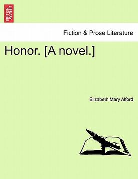 portada honor. [a novel.] (en Inglés)