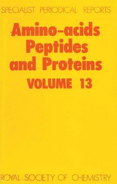 portada Amino Acids, Peptides, and Proteins: Volume 13 (en Inglés)