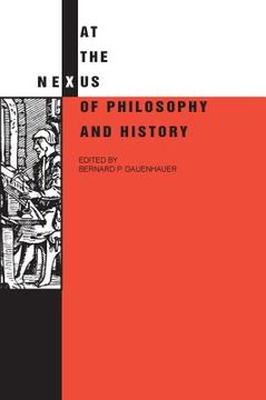 portada at the nexus of philosophy and history (en Inglés)