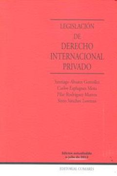 portada Legislación De Derecho Internacional Privado - 16ª Edición