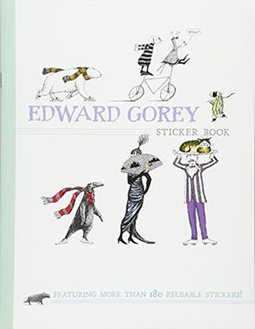 portada edward gorey sticker book (en Inglés)
