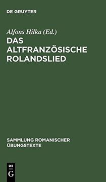 portada Das Altfranzösische Rolandslied (en Alemán)