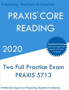 portada PRAXIS CORE Reading: Two Full Practice PRAXIS CORE Reading Exams (en Inglés)