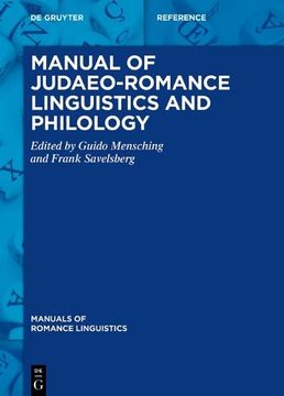 portada Manual of Judaeo-Romance Linguistics and Philology (en Inglés)