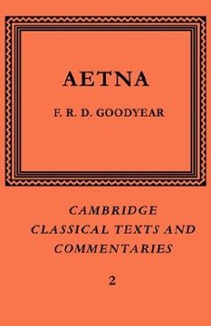 portada Incerti Auctoris Aetna Paperback (Cambridge Classical Texts and Commentaries) (en Inglés)