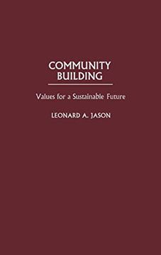 portada Community Building: Values for a Sustainable Future (en Inglés)