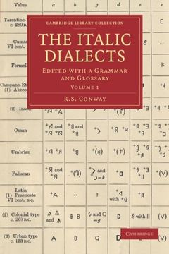 portada The Italic Dialects 2 Volume Set: The Italic Dialects: Volume 1 Paperback (Cambridge Library Collection - Classics) (in English)
