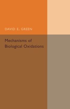 portada Mechanisms of Biological Oxidations (en Inglés)