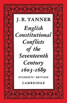 portada English Constitutional Conflicts of the Seventeenth Century: 1603-1689 (en Inglés)