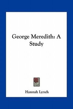 portada george meredith: a study