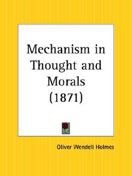 portada mechanism in thought and morals (en Inglés)