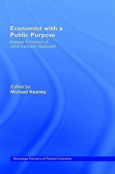 portada economist with a public purpose: essays in honour of john kenneth galbraith (en Inglés)