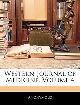 portada western journal of medicine, volume 4 (en Inglés)