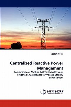 portada centralized reactive power management (en Inglés)