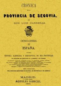 portada Crónica de la provincia de Segovia