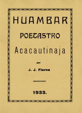 portada Huambar poetastro acacautinaja (en Quechua / Español)