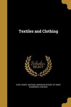 portada Textiles and Clothing (en Inglés)