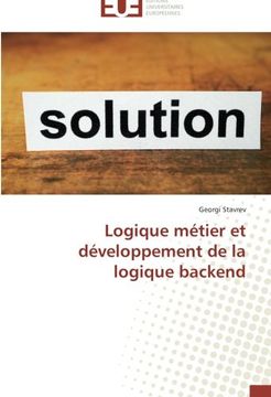 portada Logique Metier Et Developpement de La Logique Backend